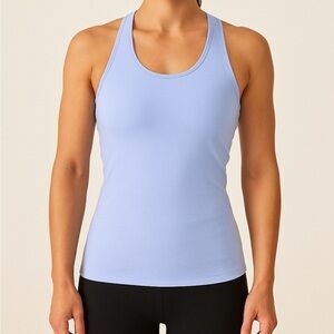 Lululemon tank top, light blue, size 4/6?see measurements